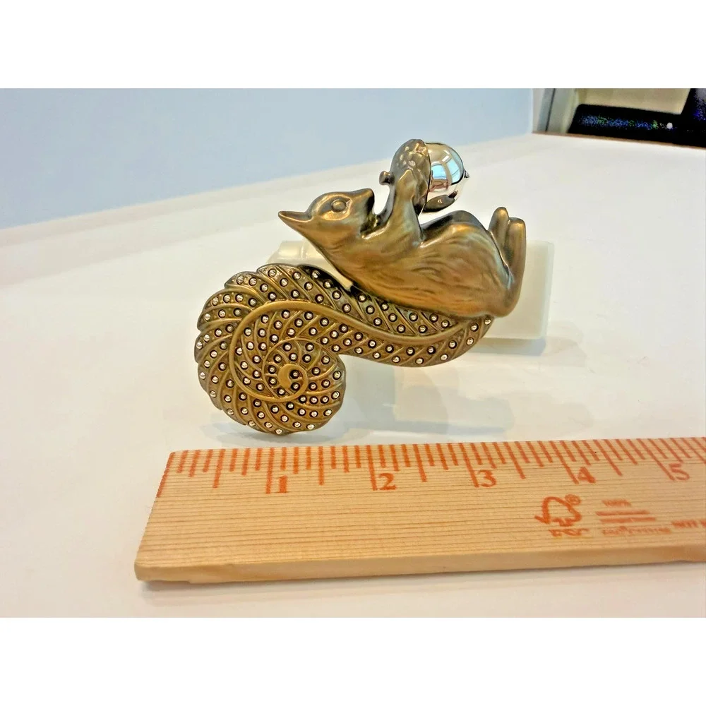 Rare Copper Squirrel Acorn Wallflower Diffuser Plug Bath & Body Works Unlit